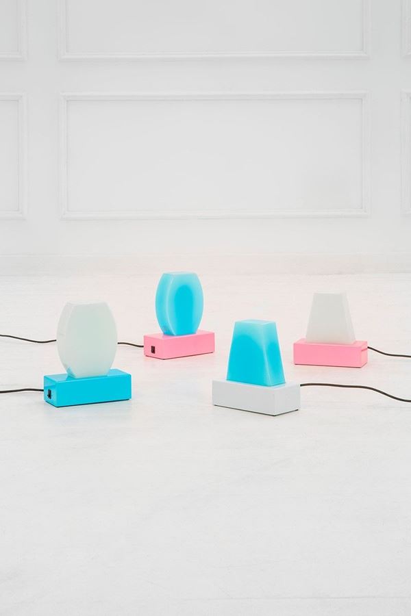 Ettore Sottsass - Quattro lampade da tavolo mod.