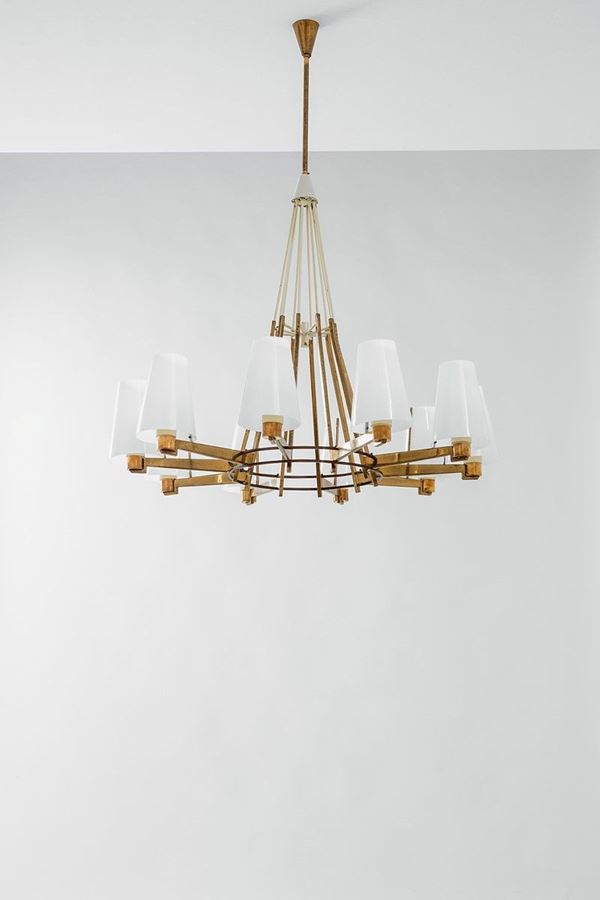 Lampadario
Metallo laccato, o