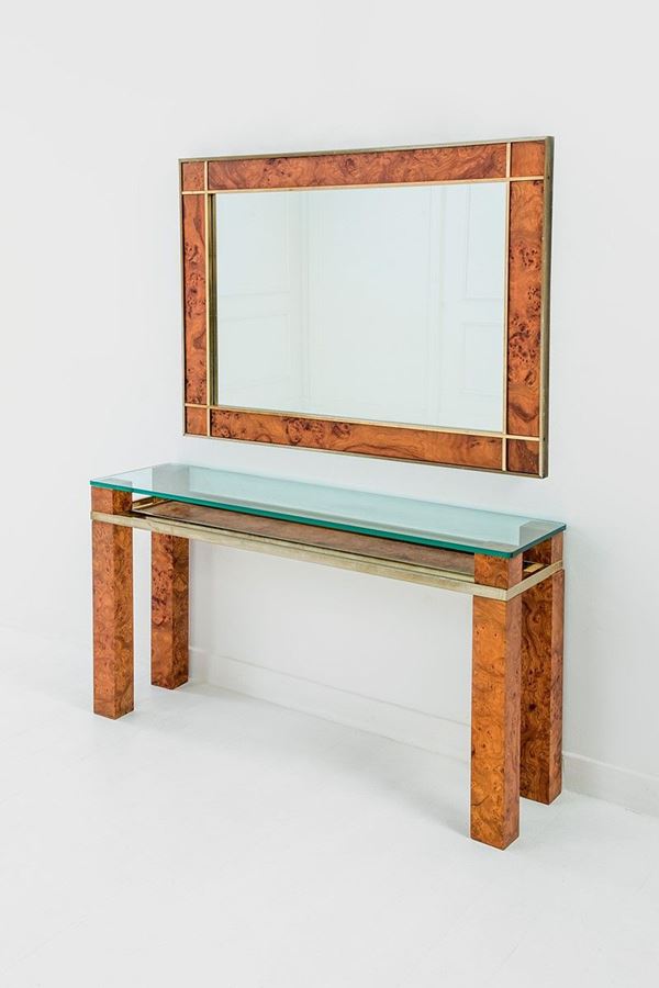 Giovanni Luigi Gorgoni - Specchiera e console
Metallo 
