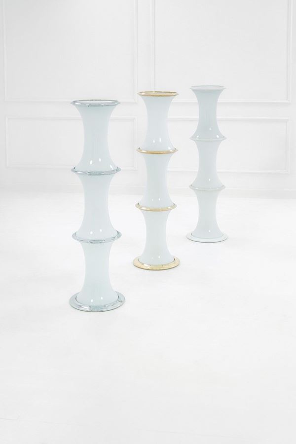 Tronconi : Tre lampade da terra mod. Bamb  - Auction Design - Incanto Casa d'Aste e Galleria