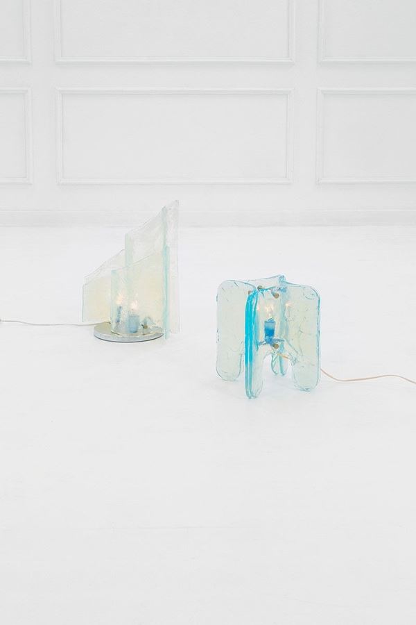 AV Mazzega : Due lampade da tavolo 
Ottone  - Auction Design - Incanto Casa d'Aste e Galleria