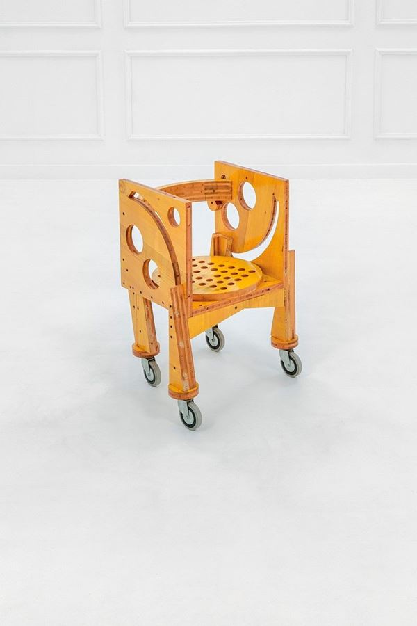 Cesare Leonardi - Sedia
Legno lamellare da arma