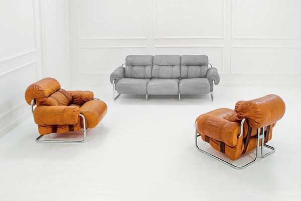 Guido Faleschini : Divano della serie Tucroma
Tu  - Auction Design - Incanto Casa d'Aste e Galleria
