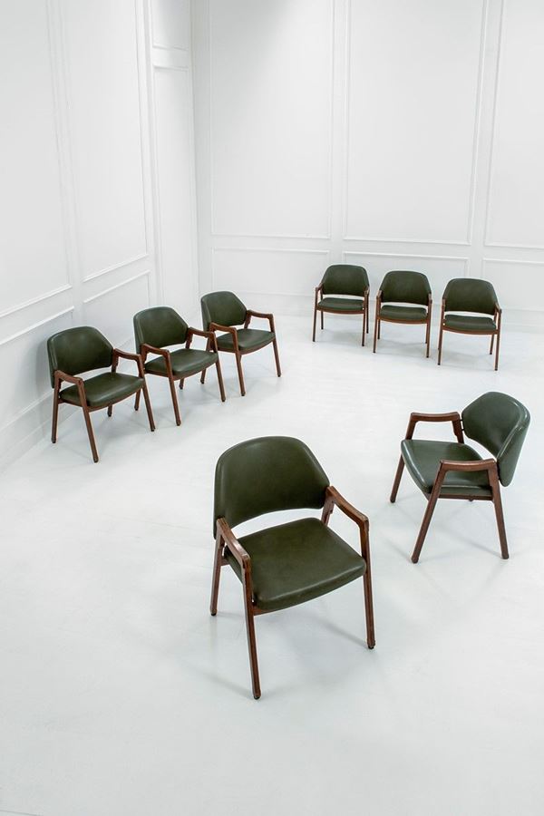 Ico Parisi : Otto poltroncine mod. 814
Leg  - Auction Design - Incanto Casa d'Aste e Galleria