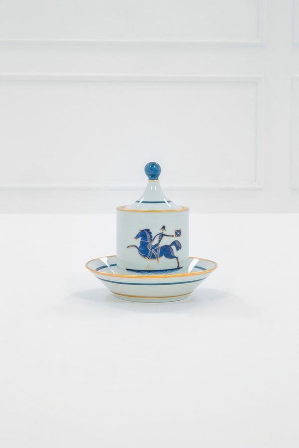 Gio Ponti : Calamaio
Ceramica policroma.
  - Asta Design - Incanto Casa d'Aste e Galleria