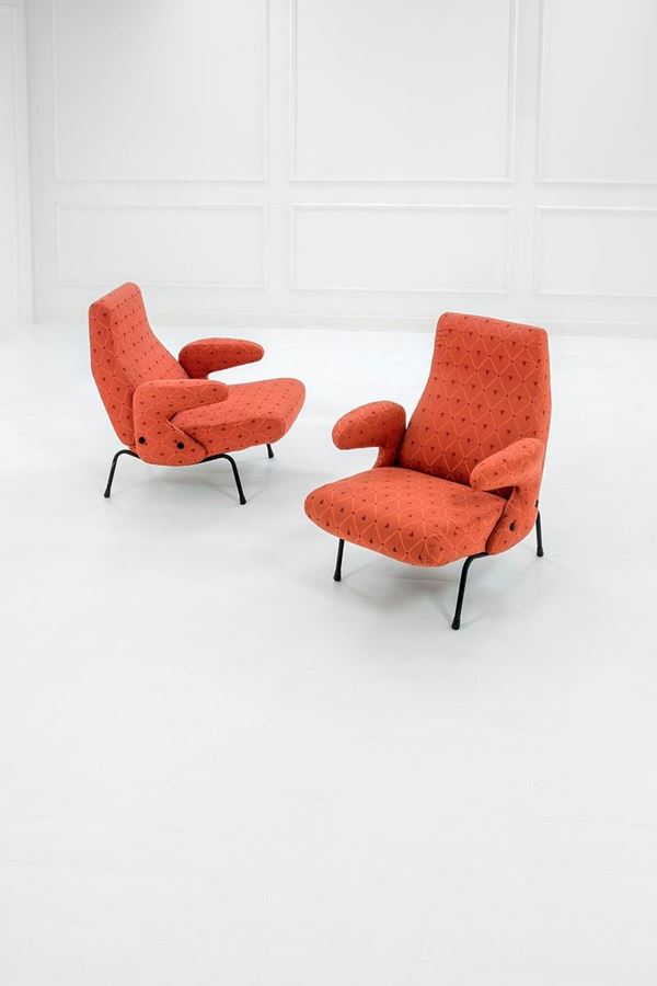 Erberto Carboni : Due poltrone mod. Delfino
Tub  - Auction Design - Incanto Casa d'Aste e Galleria