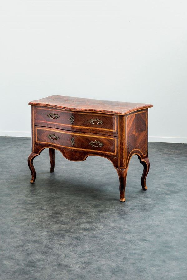 Importante com&#242; impiallacciato  - Auction Antiquariato - Incanto Casa d'Aste e Galleria
