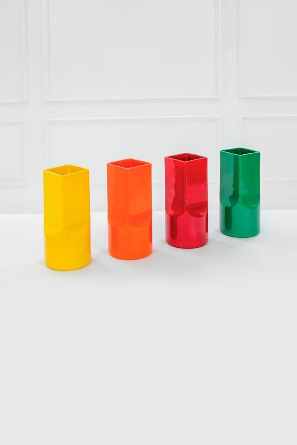 Gabbianelli : Quattro vasi
Ceramica smaltat  - Auction Design - Incanto Casa d'Aste e Galleria