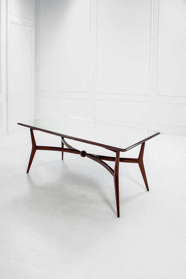 Tavolo
Legno tinto, vetro spe  - Auction Design - Incanto Casa d'Aste e Galleria