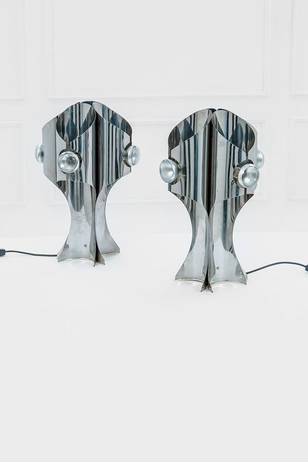 Due lampade da tavolo
Acciaio  - Auction Design - Incanto Casa d'Aste e Galleria