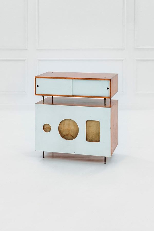 Vittorio Borachia : Mobile giradischi
Legno, form  - Asta Design - Incanto Casa d'Aste e Galleria