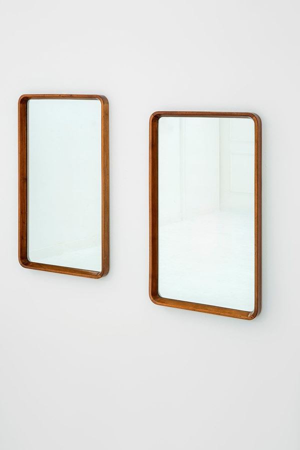 Coppia di specchi da parete pe  - Asta Design - Incanto Casa d'Aste e Galleria