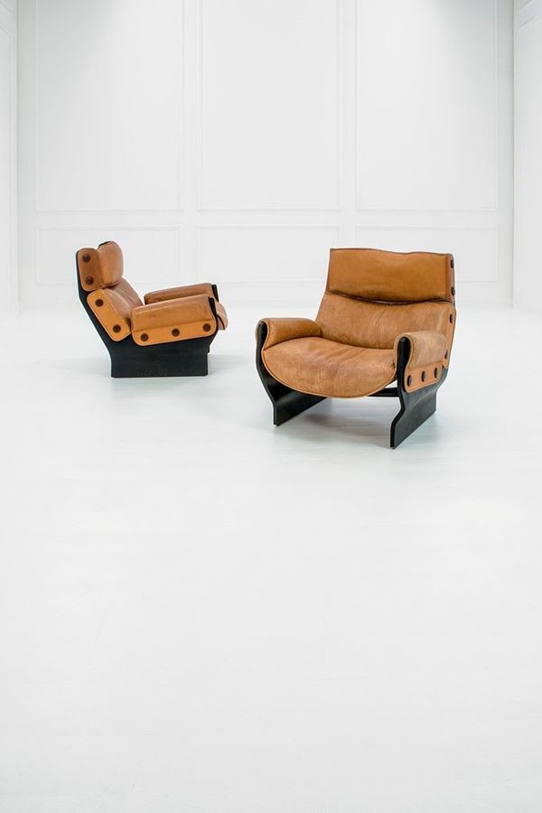 Osvaldo Borsani : Due poltrone mod. Canada
Mult  - Auction Design - Incanto Casa d'Aste e Galleria