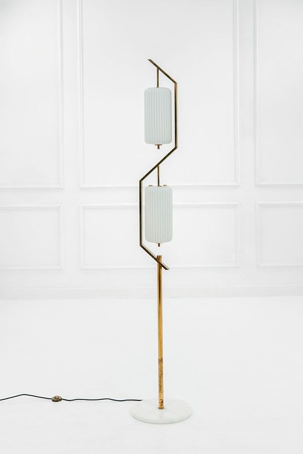 Angelo Lelii : Lampada da terra
Marmo, otton  - Auction Design - Incanto Casa d'Aste e Galleria