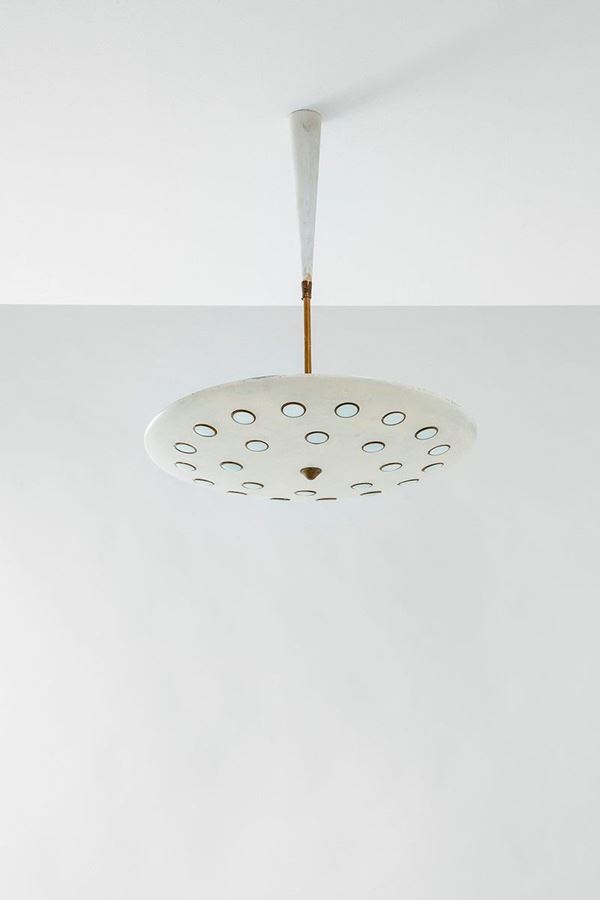 Stilnovo : Lampadario
Metallo laccato, o  - Asta Design - Incanto Casa d'Aste e Galleria