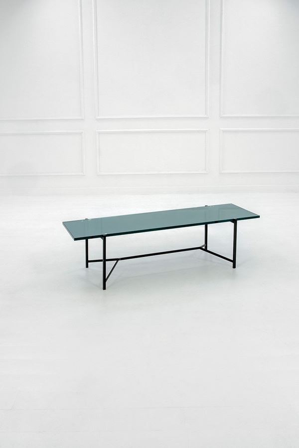 Fontana Arte : Raro e grande tavolo basso mod  - Auction Design - Incanto Casa d'Aste e Galleria