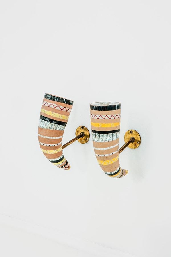 San Polo : Due lampade da parete
Ottone   - Auction Design - Incanto Casa d'Aste e Galleria