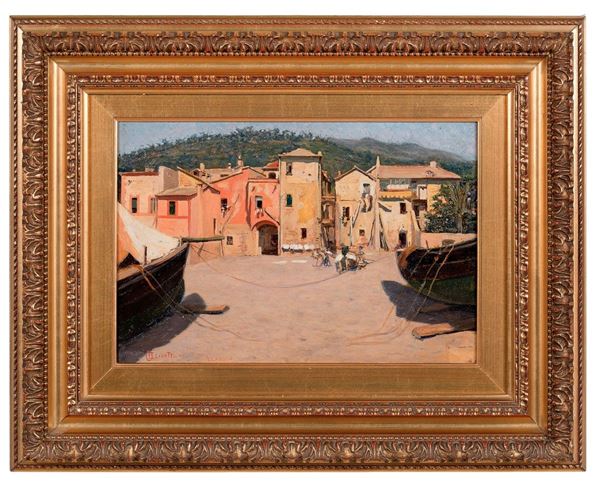 Ercole Olivetti - Angolo di Alassio
Olio su tav