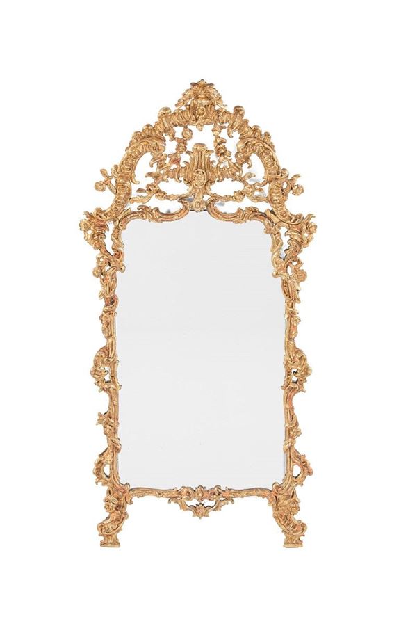Rara specchiera con cornice in  - Auction Antiquariato - Incanto Casa d'Aste e Galleria