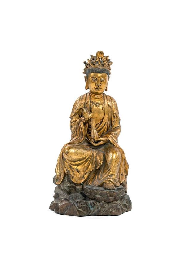 Scultura
Buddha in bronzo dor