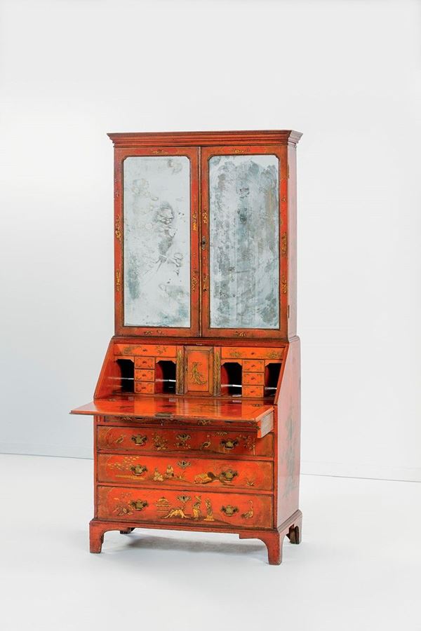 Doppiocorpo in legno laccato e  - Auction Antiquariato - Incanto Casa d'Aste e Galleria