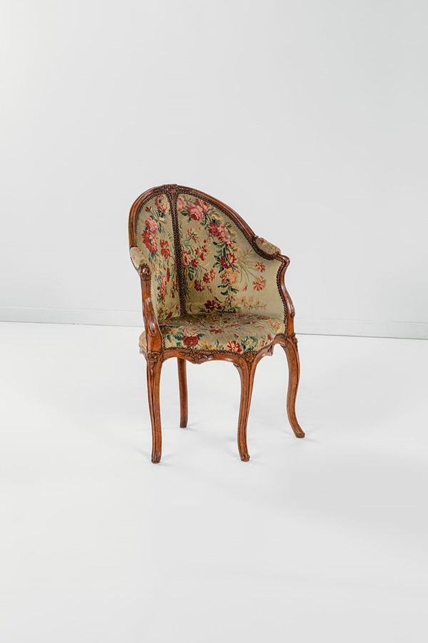 Poltrona da scrivania, fascia   - Auction Antiquariato - Incanto Casa d'Aste e Galleria
