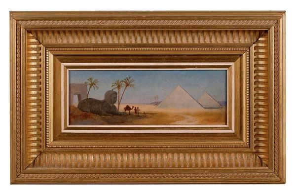 Angelo Beccaria : Due paesaggi
Olio su cartonci  - Asta Antiquariato - Incanto Casa d'Aste e Galleria