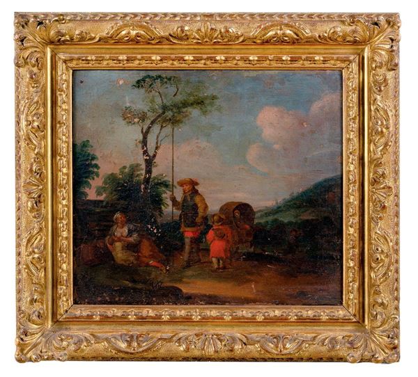 Pittore fiammingo italianizzan  - Asta Antiquariato - Incanto Casa d'Aste e Galleria