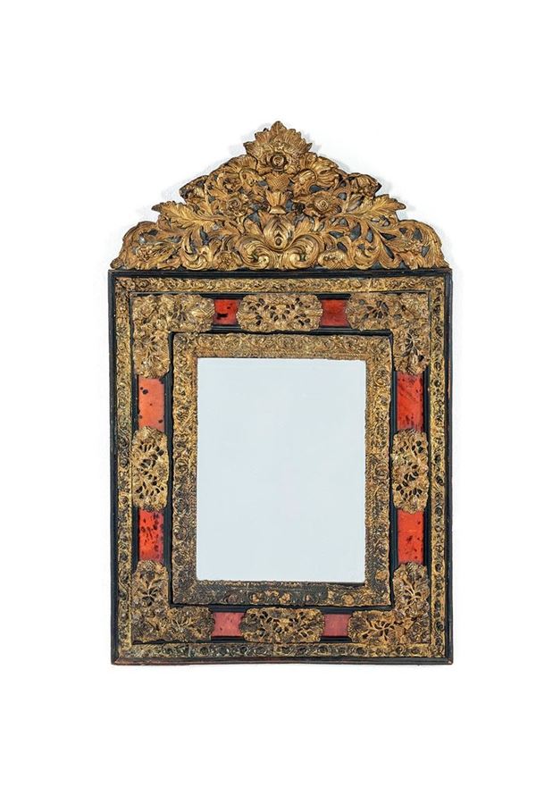 Specchiera in legno a finta ta  - Asta Antiquariato - Incanto Casa d'Aste e Galleria
