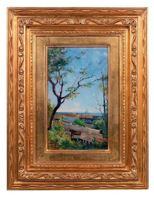 Pittore della fine del XIX sec  - Asta Antiquariato - Incanto Casa d'Aste e Galleria