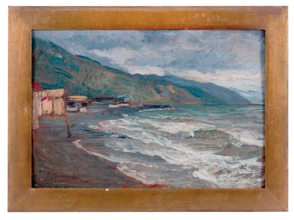 Carlo Stragliati - Marina
Olio su tavoletta, fir