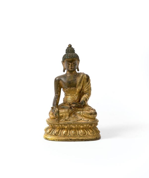 Figura di buddha Shakyamuni in  - Asta Antiquariato - Incanto Casa d'Aste e Galleria