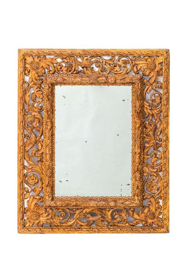 Specchiera con larga fascia in  - Asta Antiquariato - Incanto Casa d'Aste e Galleria