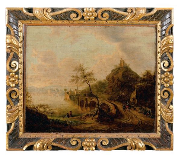 Pittore tedesco del XIX secolo  - Auction Antiquariato - Incanto Casa d'Aste e Galleria
