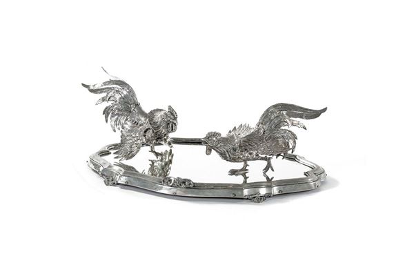 Lotto composto da due galli co  - Asta Antiquariato - Incanto Casa d'Aste e Galleria