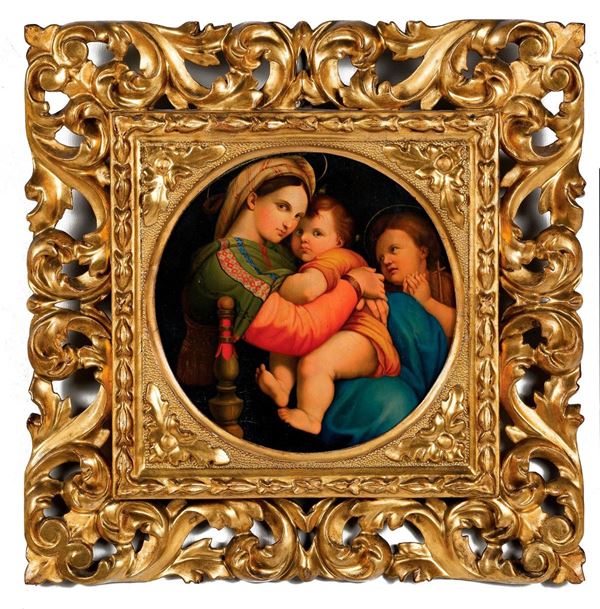 Madonna della seggiola
Olio s