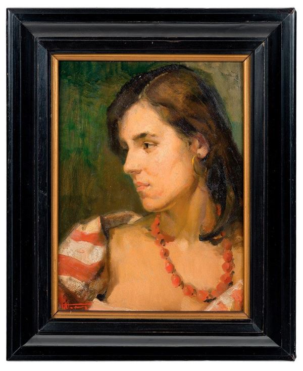 Ritratto di giovane
Olio su c