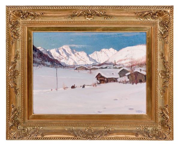 Carlo Musso : Primo sole ad Accelio
Olio su  - Asta Antiquariato - Incanto Casa d'Aste e Galleria