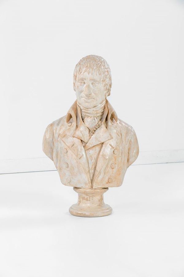 Busto di gentiluomo
Gesso
In