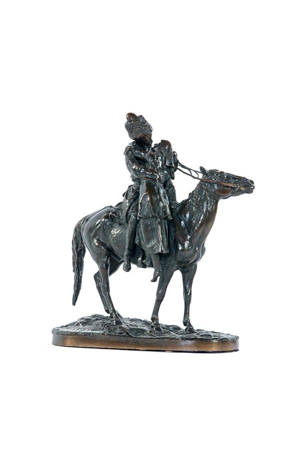 Cosacco a cavallo con donna
G  - Asta Antiquariato - Incanto Casa d'Aste e Galleria