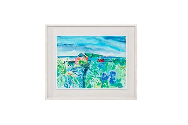 Enrico Paulucci - La villa rossa
Tempera su car