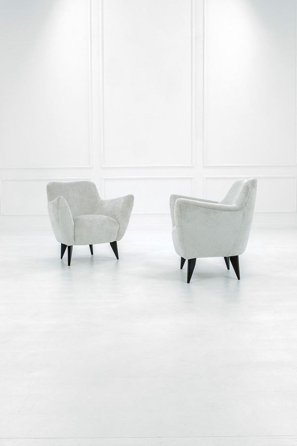Guglielmo Veronesi - Due poltrone mod. Perla
Strut