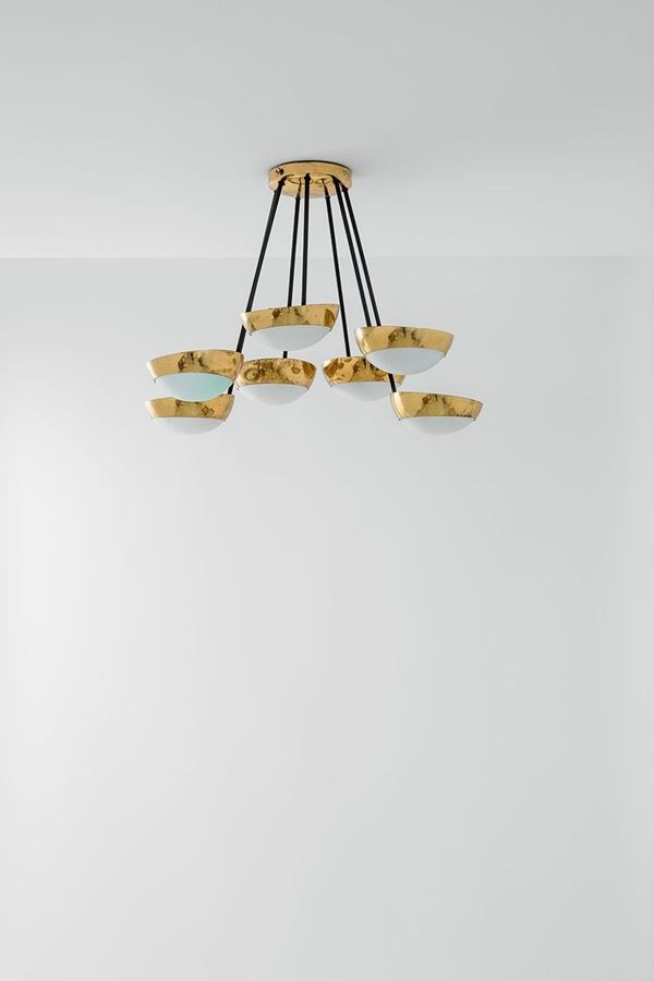 Stilnovo - Lampadario
Ottone lucido, met