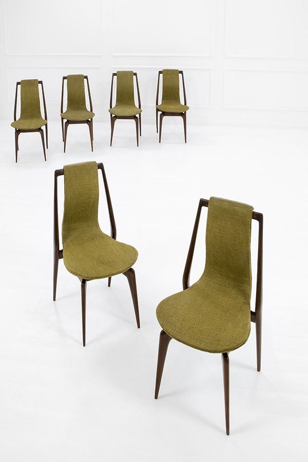 Sei sedie
Legno di mogano, co  - Auction Design - Incanto Casa d'Aste e Galleria