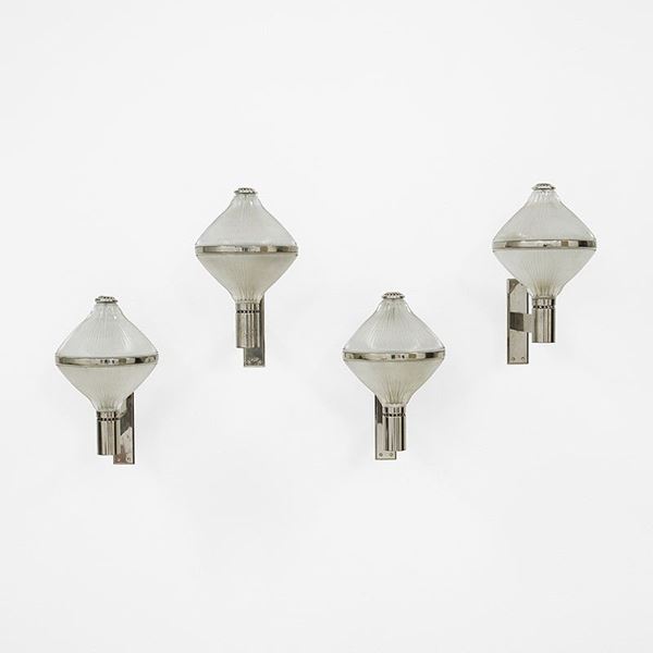 Studio B.B.P.R. : Quattro lampade da parete
Met  - Auction Design - Incanto Casa d'Aste e Galleria