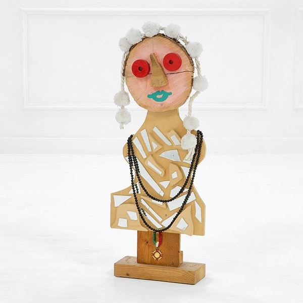 Enrico Baj : La Regina Nera, serie gli Scac  - Auction Design - Incanto Casa d'Aste e Galleria