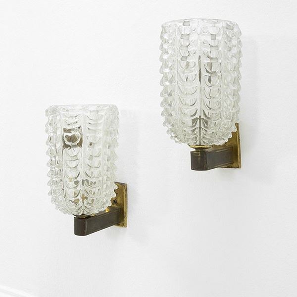 Dino Martens : Due lampade da parete
Ottone   - Asta Design - Incanto Casa d'Aste e Galleria