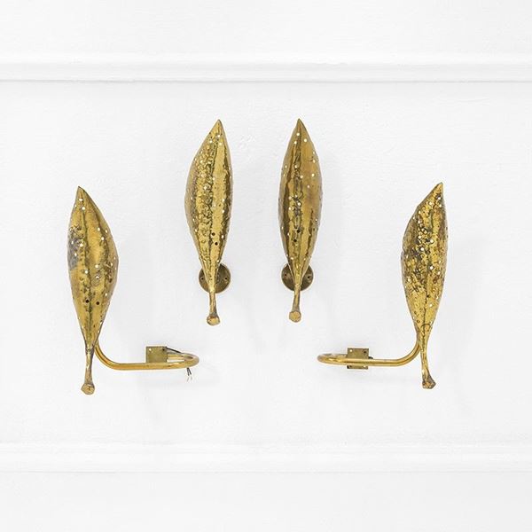Angelo Lelii : Due lampade da parete e due da  - Auction Design - Incanto Casa d'Aste e Galleria
