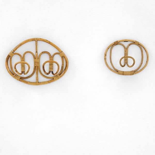 Franco Albini : Due appendiabiti
Canna d&#39;Indi  - Auction Design - Incanto Casa d'Aste e Galleria