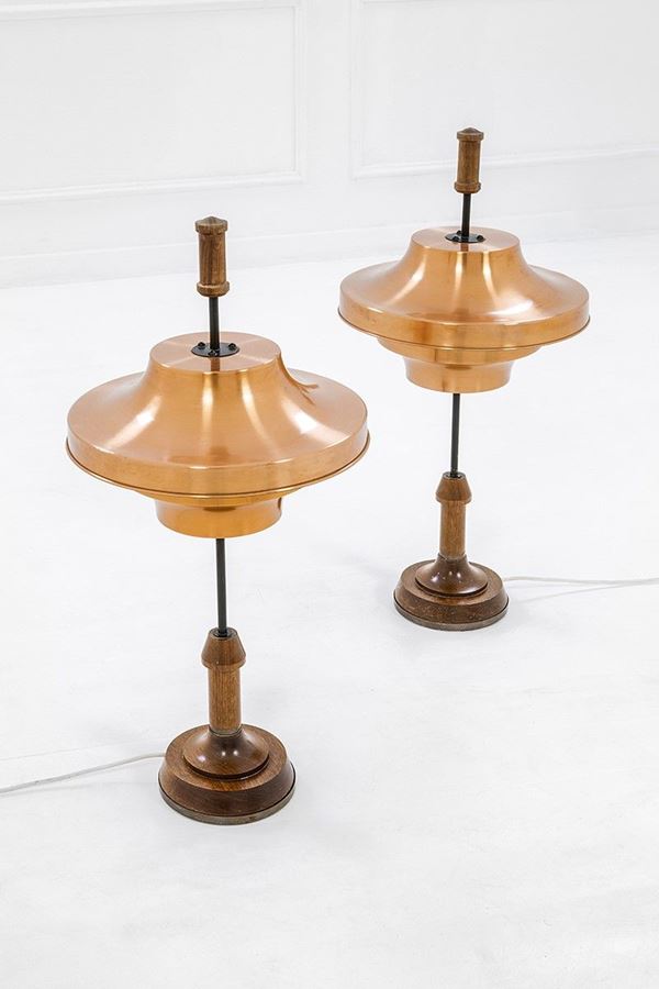 Due grandi lampade da tavolo
  - Auction Design - Incanto Casa d'Aste e Galleria